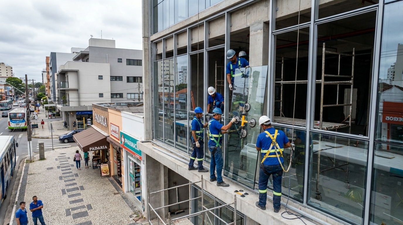 Fachada de alumínio em Ananindeua‑PA