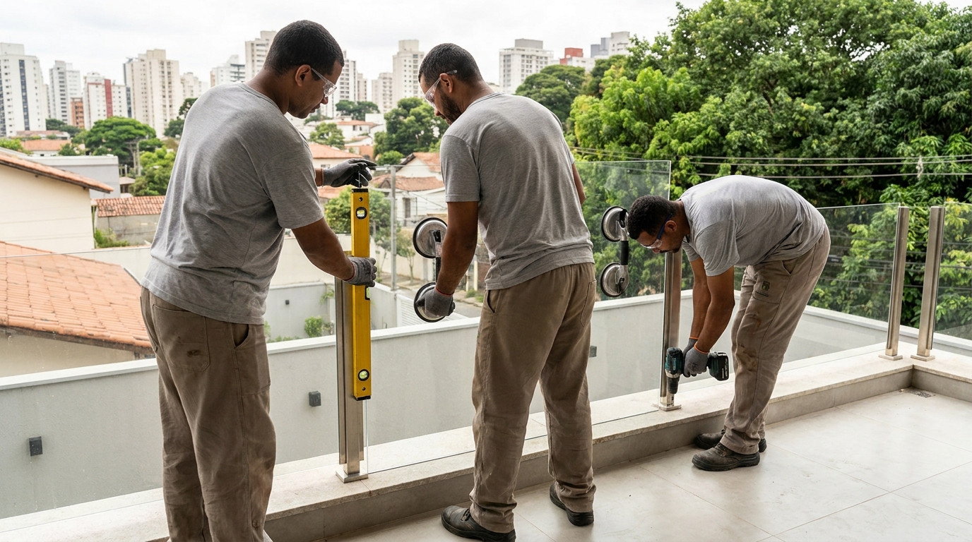 Troca de roldana de esquadria em Juiz de Fora‑MG